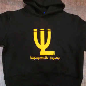 Black/Gold Logo Hoodie