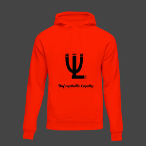 "Unforgettable" Logo Red Hoodie