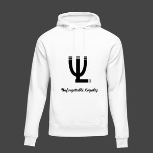 "Unforgettable" Logo White Hoodie