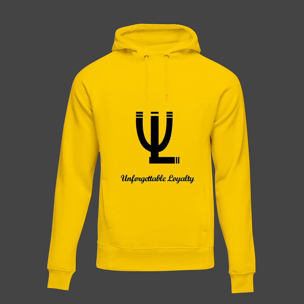 "Unforgettable" Logo Yellow Hoodie