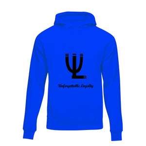 "Unforgettable" Logo Blue Hoodie